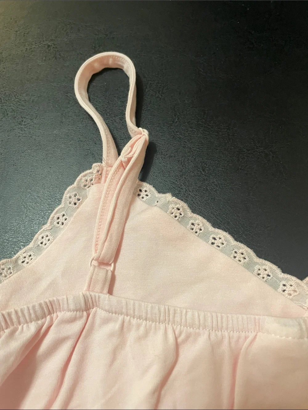 art class Light Pink Lace-Trim Cami Top Girls Sz. 14 XLG NWT